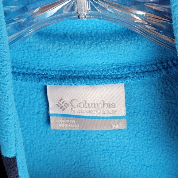 Columbia Pullover Womens Medium Long Sleeve 1/4 Side Zip Front Pocket - Picture 8 of 10